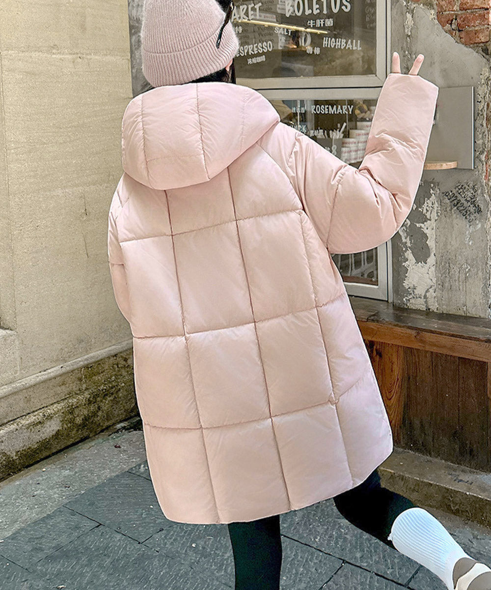 中綿ダウンコートフード付きダウンブルゾン