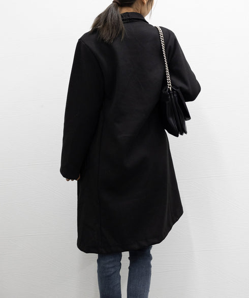 コート チェスターコート レディース韓国 微起毛膝丈コート 春秋冬 ベーシックテーラードコート 体型カバー着やせ ミディアムコート きちんと服 30代40代 ゆる 2XJGANG-001