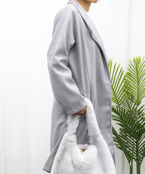 コート チェスターコート レディース韓国 微起毛膝丈コート 春秋冬 ベーシックテーラードコート 体型カバー着やせ ミディアムコート きちんと服 30代40代 ゆる 2XJGANG-001