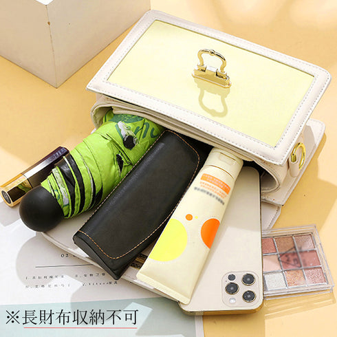 ショルダーバッグ ミニ配色バッグ大人上品 レディース ミニバッグ 斜め掛け 小さめ肩掛けカバン バイカラー 2wayかばん PUレザー 可愛い鞄 お洒落手提げ6色 2YIDIE-002