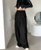 ワイドパンツレディースハイウエスト韓国風 イージーパンツ 体型カバー おしゃれロングパンツ ストリート ゆったり カジュアル ボトムス タック入り スラックス無地 2YIGULI-022