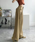 ワイドパンツレディースハイウエスト韓国風 イージーパンツ 体型カバー おしゃれロングパンツ ストリート ゆったり カジュアル ボトムス タック入り スラックス無地 2YIGULI-022