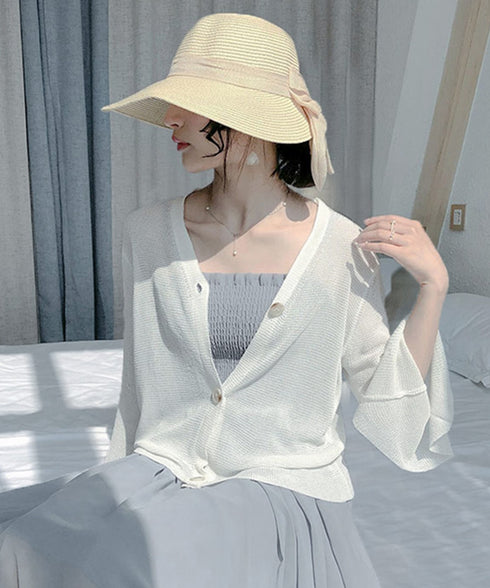 キャミワンピース カーディガン2点セット レディース フレアロングワンピ シアーカーディガン セットアップ 韓国風春夏服シャーリングワンピ 大人可愛い羽織り透け感 2YIGULI-037