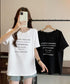 ロゴtシャツ 半袖 サマートップス韓国風 英字ロゴカットソー ラウンドネック 着やせプルオーバー おしゃれカットソー 体型カバートップス 大人カジュアル Tシャツ 2YIKE-003