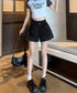 カーゴパンツレディースショートパンツ春夏 ハイウエストキュロットパンツ 涼しい 美脚脚長 イージーパンツ楽ちん おしゃれ カジュアルショーパン 着やせ短パン韓国風 2YIKE-006