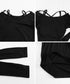 オフショルダーTシャツ クロスストラップ タイトトップス レディース 指穴付き フィットカットソー セクシー 肌見せインナートップス 着やせ 肩出しtシャツ 薄手 2YIKE-010