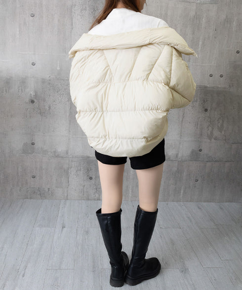 ダウンジャケット エコダウンブルゾン中綿 ショート丈冬アウター レディース 暖かい中綿ジャケット スナップボタン キルティングフェイクダウンコート 防風防寒着保温 2YIMENG-001
