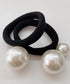 パールヘアゴム 韓国風 ヘアアクセサリー 大人可愛いヘアゴム 跡がつかない プチプラヘアアクセサリー おしゃれフェイクパール髪ゴム上品清楚 簡単ヘアアレンジグッズ 2YIQING-001