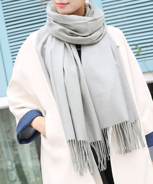 韓国マフラー カシミヤタッチ大判ストール 10色 フリンジマフラー レディース 暖かいマフラー 無地 高見え 韓国ファッション プチプラ ひざ掛け 秋冬防寒グッズ 2YUEQIAO-001