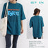 ロゴTシャツ レディース半袖ゆるtシャツ トップス ルーズ 英字ロゴ ロングTシャツ 着やせ 体型カバー プリントTシャツ 半袖 オルチャン 韓国ファッション夏服 2YUEYH-001