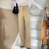 ストレートパンツ 美脚 セミワイドパンツ レディース ハイウエスト スーツパンツ 通勤 OL オフィス ロングパンツ 薄手ウエスト紐調節 ボトムス 春秋夏きれいめ 2YUEYH-009