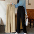 ストレートパンツ 美脚 セミワイドパンツ レディース ハイウエスト スーツパンツ 通勤 OL オフィス ロングパンツ 薄手ウエスト紐調節 ボトムス 春秋夏きれいめ 2YUEYH-009
