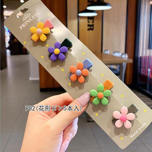 キッズファッション ヘアアクセサリー キッズファッション ヘアアクセサリー かわいい おしゃれ 髪留め ベビー 女の子 ピン パッチンヘアピン ヘアクリップ 33ETFS-003