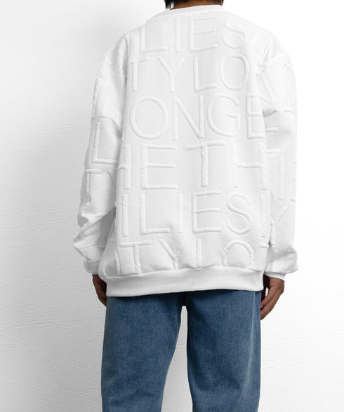 エンボス加工ロゴtシャツ メンズ 長袖 大人 カジュアル tシャツ黒 秋冬 ゆったり 男女兼用 クルーネック カップル かっこいい 立体ロゴ 韓国風トレーナー 33NZ-011