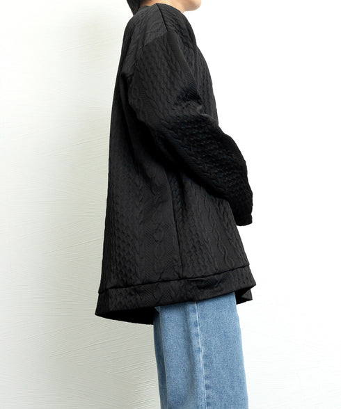 トレーナー 秋服 長袖 丸襟プルオーバー クルーネックカットソー メンズ ゆったり エンボス加工tシャツ 型押しスウェット かっこいい ルーズ カジュアルトップス 33NZ-015