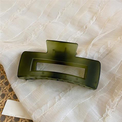 ヘアクリップ大きめアクリルバンスクリップ マット表面 髪留め 大人かわいい ヘアアクセサリー オルチャン ヘアアレンジ しっかり挟める 韓国 まとめ髪 髪飾り人気 3HUIX-003