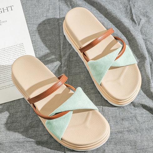 フラットサンダル レディース 厚底 靴 コンフォートシューズ 夏 美脚 靴 おしゃれ 疲れにくい ストラップサンダル 痛くない 歩きやすい 滑りにくい 3JIANLONG-028