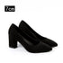 チャンキーヒール パンプス スウェード調 フォーマルパンプス 入学入園式 太ヒールパンプス オシャレ 卒業卒園式靴 ポインテッドトゥ 歩きやすい オフィスパンプス 3JIANLONG-060
