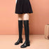 ニーハイブーツ レディース ロングブーツ ストレッチブーツ美脚脚長 韓国ファッション チャンキーヒールブーツ 痛くない 大人きれいめ トレンド靴 上品人気おしゃれ 3JIANLONG-071