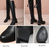 ニーハイブーツ レディース ロングブーツ ストレッチブーツ美脚脚長 韓国ファッション チャンキーヒールブーツ 痛くない 大人きれいめ トレンド靴 上品人気おしゃれ 3JIANLONG-071