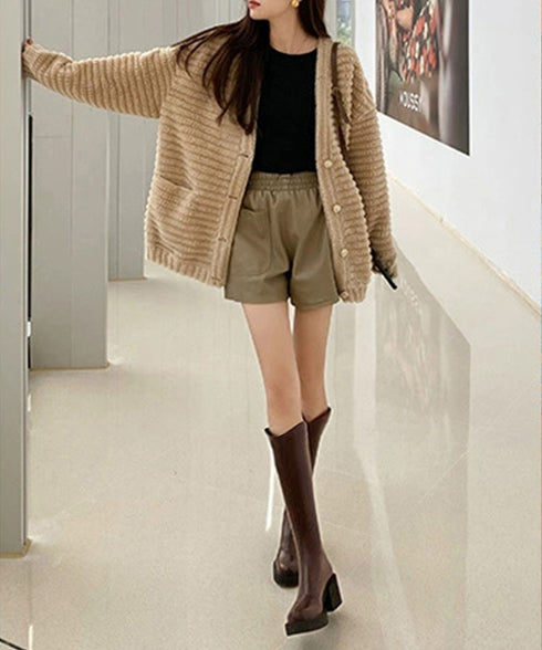 ロングブーツ 厚底 ジョッキーブーツ韓国 Vカット ニーハイブーツ レディース おしゃれ 太ヒールブーツ オフィスカジュアル 大人秋冬靴 履きやすい バックジップ 3JIANLONG-073