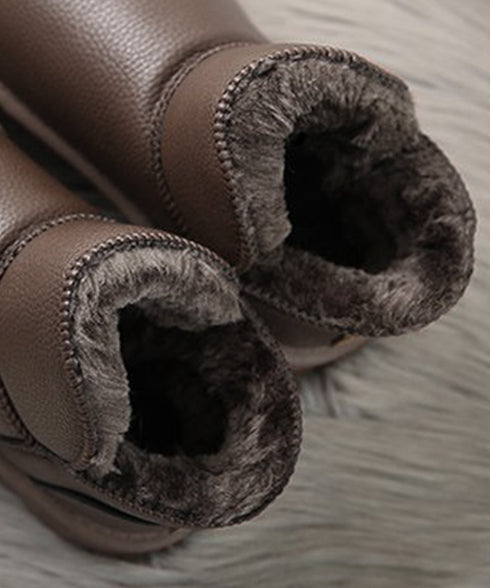 ムートンブーツ PUレザー 裏起毛ブーツ カジュアル フェイクムートンシューズ 防寒冬靴 暖か レディース 裏ボアショートブーツ ふわふわ 履きやすい 美脚保温 3JIANLONG-076