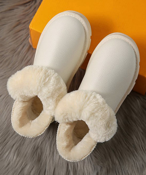 ムートンブーツ PUレザー 裏起毛ブーツ カジュアル フェイクムートンシューズ 防寒冬靴 暖か レディース 裏ボアショートブーツ ふわふわ 履きやすい 美脚保温 3JIANLONG-076