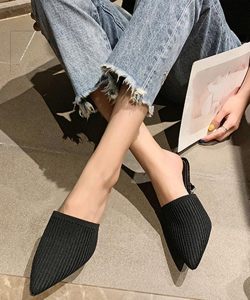 ミュールパンプスサンダル レディース ミュールパンプスサンダル レディース ヒールサンダル ポインテッドトゥ 靴 サボサンダル かかとなしパンプス 春夏 3MNIFEI-001
