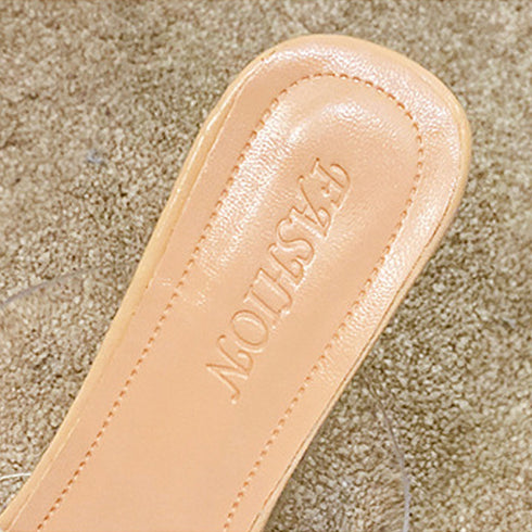 クリアサンダル レディース クリアサンダル レディース クリアヒール 透明サンダル 太ヒール 美脚 シューズ 履き心地 歩きやすい 靴 3MNIFEI-002