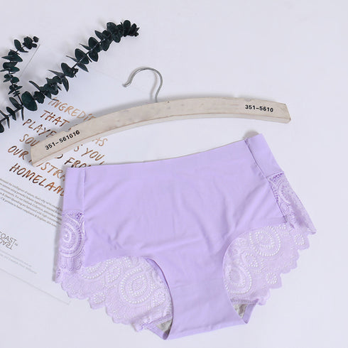響かない ショーツ レディース 響かない ショーツ レディース バックレース シームレス ショーツ 涼感 冷感 プレーンショーツ スタンダードショーツ 3SHUXIN-001