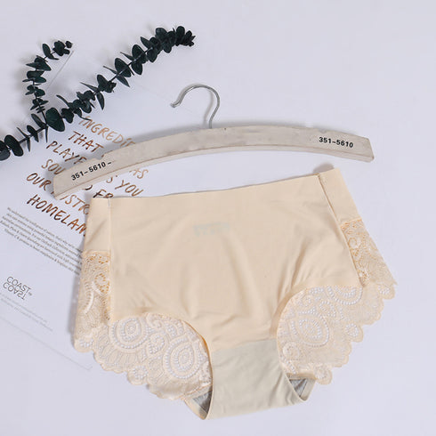 響かない ショーツ レディース 響かない ショーツ レディース バックレース シームレス ショーツ 涼感 冷感 プレーンショーツ スタンダードショーツ 3SHUXIN-001