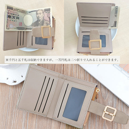 ミニ財布 レディース 二つ折り財布 配色 ミニウォレット コンパクト 小さめ ジップ財布 プチプラ おしゃれ カードケース 人気 ポケット財布 小銭入れスリム財布 3TIANQ-001