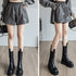 PUレザー ショートパンツ レディース おしゃれ フェイクレザー 短パン ウエストゴム ボトムス ハイウエスト カジュアル 美脚パンツ キュロット 着やせ 秋冬 3XAYAT-026