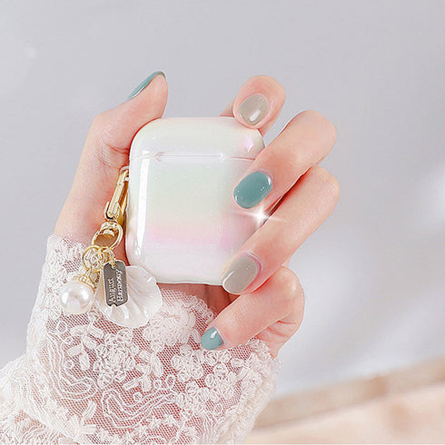 チャーム付き エアーポッズ ケース チャーム付き エアーポッズ ケース 耐衝撃 防塵 保護ケース ワイヤレス充電対応 3XKUER-001