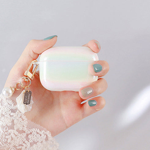 チャーム付き エアーポッズ ケース チャーム付き エアーポッズ ケース 耐衝撃 防塵 保護ケース ワイヤレス充電対応 3XKUER-001