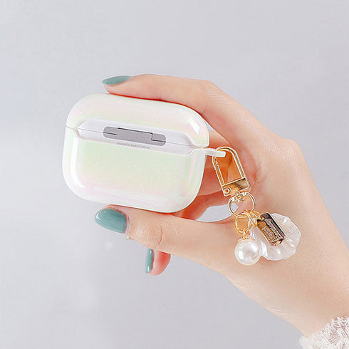 チャーム付き エアーポッズ ケース チャーム付き エアーポッズ ケース 耐衝撃 防塵 保護ケース ワイヤレス充電対応 3XKUER-001