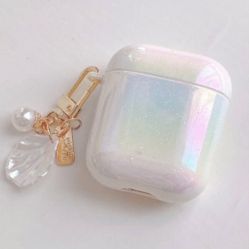 チャーム付き エアーポッズ ケース チャーム付き エアーポッズ ケース 耐衝撃 防塵 保護ケース ワイヤレス充電対応 3XKUER-001