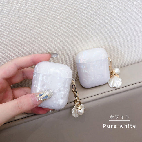 チャーム付き エアーポッズ ケース チャーム付き エアーポッズ ケース 耐衝撃 防塵 保護ケース ワイヤレス充電対応 3XKUER-001