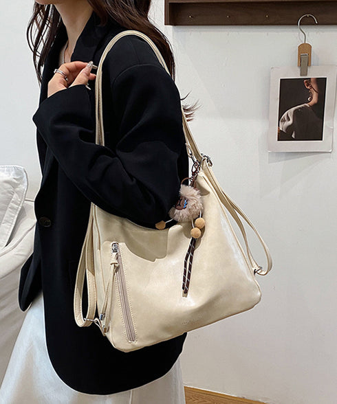 ショルダーバッグ 3WAYリュックサック レディース 上品 フェイクレザーバッグ 韓国風 軽量ハンドバッグ 高見え肩掛け鞄 きれいめ 斜め掛け カバン 通勤 通学 617BB-007