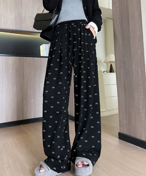 薄手スウェットパンツ 韓国風ワイドパンツ レディース パジャマパンツ ゆったり イージーパンツ 美脚脚長 韓国風ロングパンツ ウエストゴム ダンスパンツ おしゃれ 617KZ-006