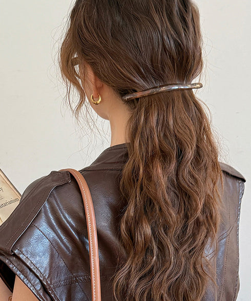 バレッタレディース ヘアアクセサリー レディース ヘアアイテム 大人かわいい マーブル ヘアピン 上品 ヘアアクセ 韓国風 シンプル ヘアクリップ 通勤髪飾り 617XW-007