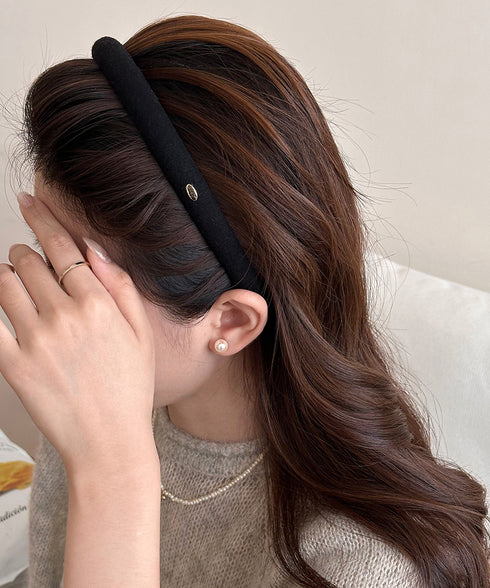 スリムカチューシャ シンプル 大人可愛い レディース ヘアバンド 韓国風 ヘアアクセサリー 無地 ワンポイント 抜け感ヘアスタイル 5色 ヘアアレンジアイテム 617XW-015