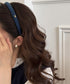 スリムカチューシャ シンプル 大人可愛い レディース ヘアバンド 韓国風 ヘアアクセサリー 無地 ワンポイント 抜け感ヘアスタイル 5色 ヘアアレンジアイテム 617XW-015