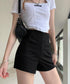 ショートパンツ レディース ボトムス ハイウエスト ホットパンツ タイトボトムス 着やせ ショーパン カジュアル セクシー 美脚シルエット 脚長見せ 春夏 617KZ-003