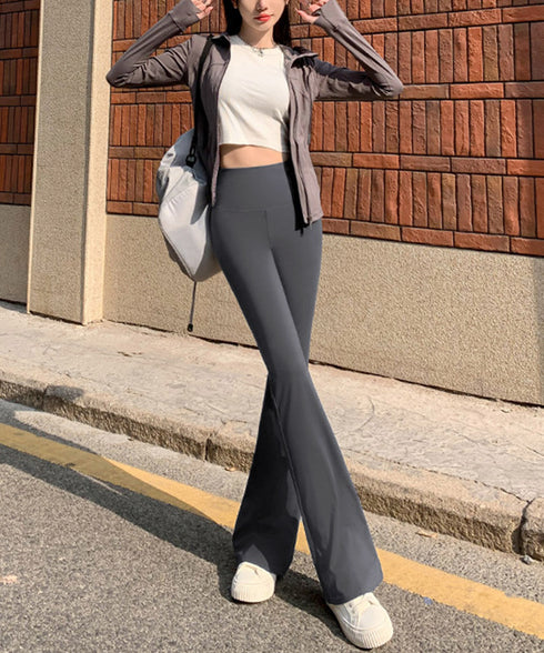 ヨガスパッツ レディース ヨガウェア無地 トレーニングパンツ おしゃれ フィットネスパンツ ストレッチ 美尻 ジムウェア スポーツレギンス 美脚 スポーツウェア 617KZ-004