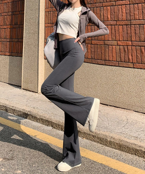 ヨガスパッツ レディース ヨガウェア無地 トレーニングパンツ おしゃれ フィットネスパンツ ストレッチ 美尻 ジムウェア スポーツレギンス 美脚 スポーツウェア 617KZ-004