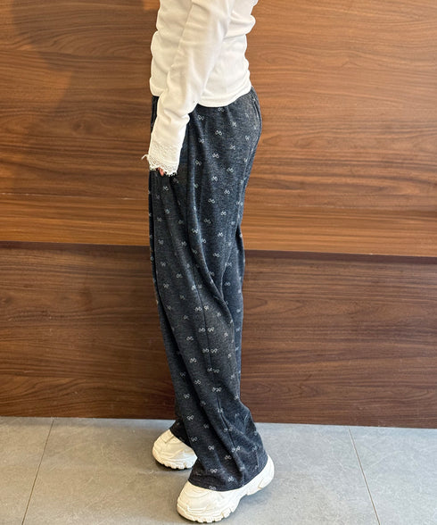 薄手スウェットパンツ 韓国風ワイドパンツ レディース パジャマパンツ ゆったり イージーパンツ 美脚脚長 韓国風ロングパンツ ウエストゴム ダンスパンツ おしゃれ 617KZ-006
