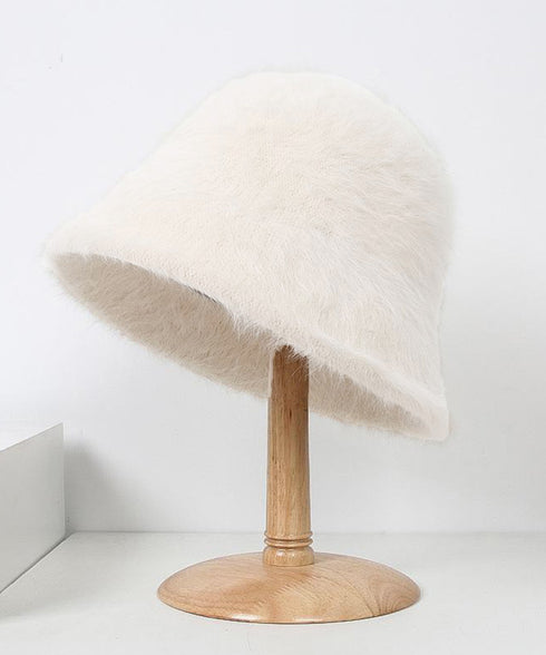 バケットハット 起毛 暖かい帽子 秋冬 レディースぼうし 無地 折りたたみ カジュアル クローシュハット フェミニン 大人可愛い 旅行 アウトドア お出かけ 617MZ-005