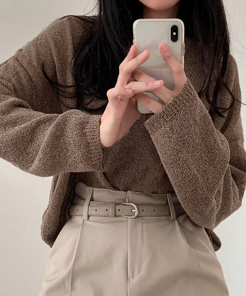 透け感ニットトップス Vネック 長袖春服 レディース カジュアル ニットウェア 韓国風 ニットソー 春夏秋 ニットセーター お洒落 ニットプルオーバー きれいめ 617SY-008