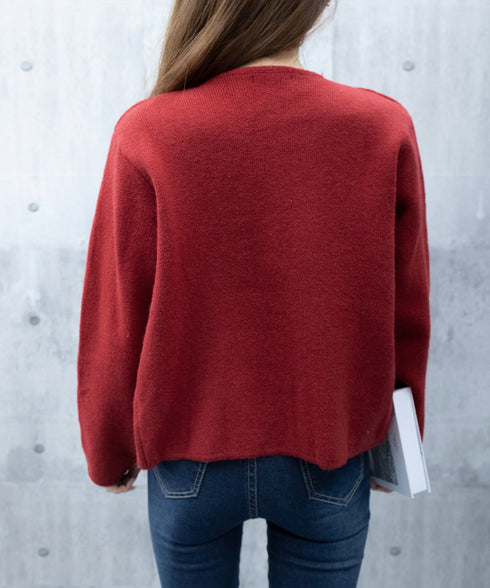 金ボタンニットカーディガン 秋冬 韓国風 レディース ニットトップス 前開きニットウェア無地 ニットセーター長袖 ニット羽織 着回し おしゃれ ニットアウター通学 617SY-012